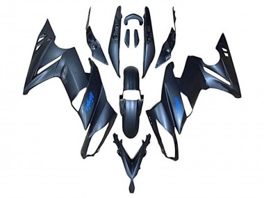 Affordable 2009-2011 Kawasaki Ninja 650 EX650 Motorcycle Fairings - Matte Black Blue