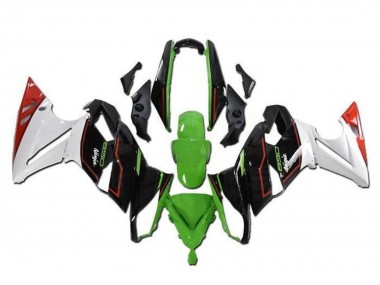 Affordable 2009-2011 Kawasaki Ninja 650 EX650 Motorcycle Fairings - Green Black White Red