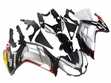 Affordable 2012-2014 Kawasaki Ninja ER6F Motorcycle Fairings - Silver Black Red Yellow