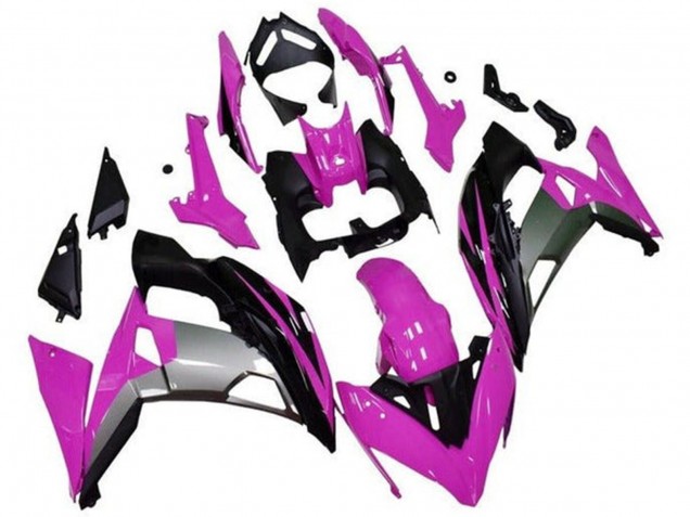 2017-2019 Kawasaki Ninja 650 EX650 Motorcycle Fairings - Pink Black Grey