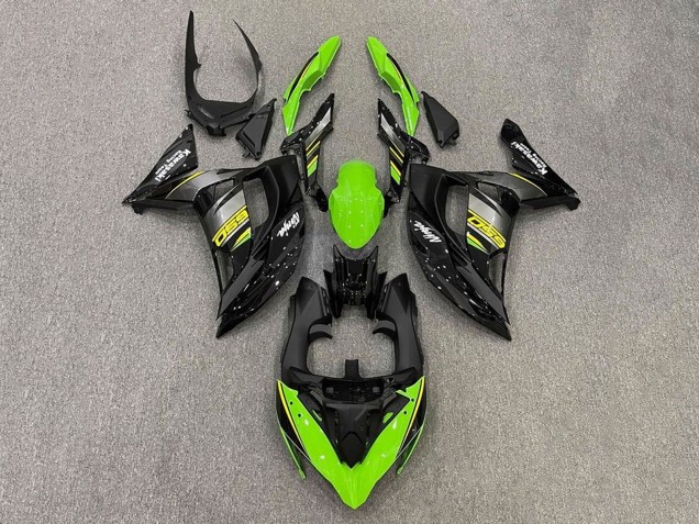 2017-2019 Kawasaki Ninja 650 EX650 Motorcycle Fairings - Green Yellow Grey Black