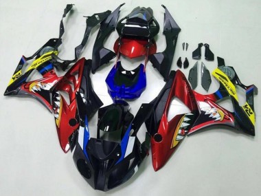 Affordable 2009-2014 BMW S1000RR Motorcycle Fairings - Red Blue Yellow Black Shark