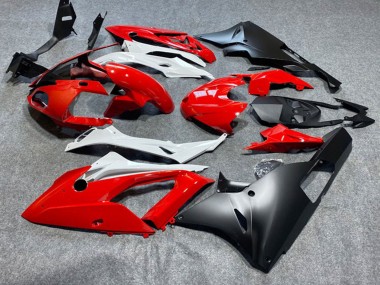 Affordable 2009-2014 BMW S1000RR Motorcycle Fairings - Red White Matte Black