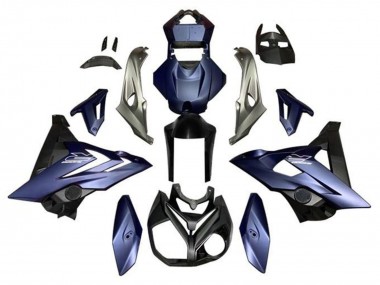 Affordable 2015-2016 BMW S1000RR Motorcycle Fairings - Silver Matte Blue Matte Black