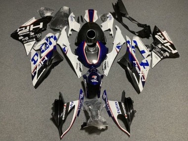 Affordable 2017-2018 BMW S1000RR Motorcycle Fairings - White Blue Black Tyco