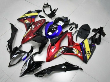 Affordable 2017-2018 BMW S1000RR Motorcycle Fairings - Yellow Blue Red Black Shark