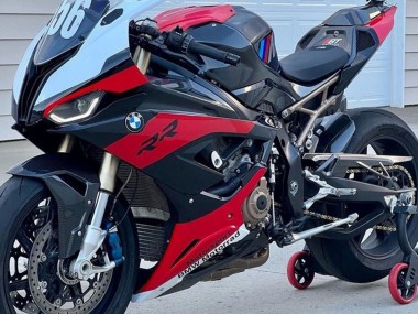 Affordable 2019-2022 BMW S1000RR Motorcycle Fairings - Red Black White