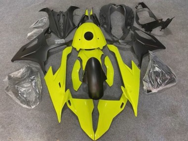 Affordable 2019-2022 BMW S1000RR Motorcycle Fairings - Neon Yellow Matte Black