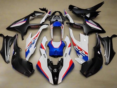 Affordable 2019-2022 BMW S1000RR Motorcycle Fairings - White Red Blue Black