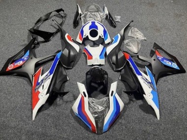 Affordable 2019-2022 BMW S1000RR Motorcycle Fairings - White Blue Matte Black Red
