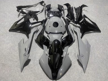 Affordable 2019-2022 BMW S1000RR Motorcycle Fairings - Grey Black