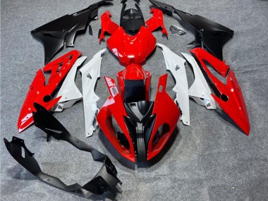 Affordable 2019-2022 BMW S1000RR Motorcycle Fairings - Red White Matte Black