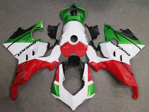 2020-2021 Ducati Panigale V4 V4S Motorcycle Fairings - White Red Green Black