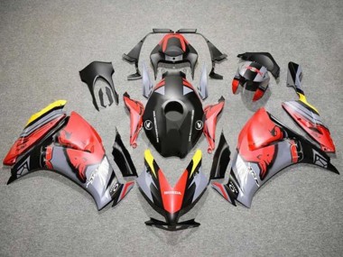 Affordable 2012-2016 Honda CBR1000RR Motorcycle Fairings - Red Yellow Grey Matte Black Red Bull