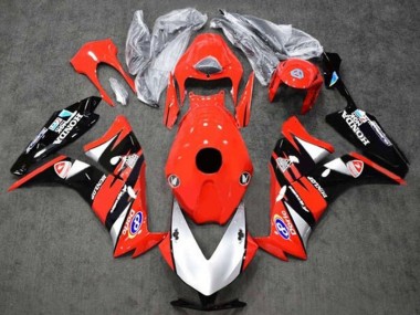 Affordable 2012-2016 Honda CBR1000RR Motorcycle Fairings - Red Silver Glossy Black
