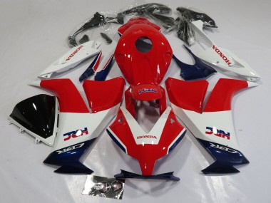 Affordable 2012-2016 Honda CBR1000RR Motorcycle Fairings - White Red Dark Blue HRC