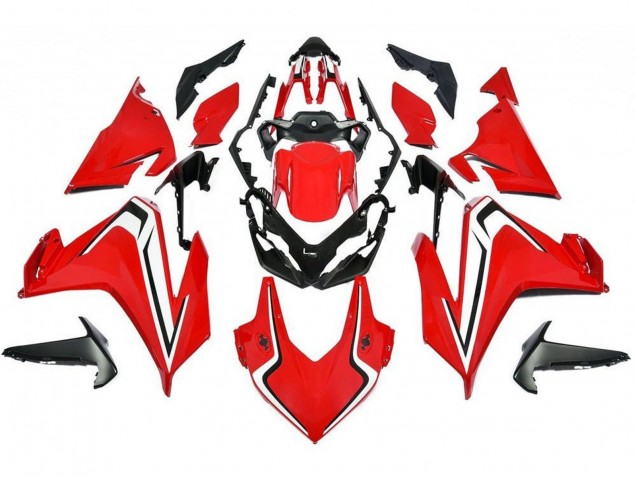 2019-2021 Honda CBR500R Motorcycle Fairing Kits - Red White Black