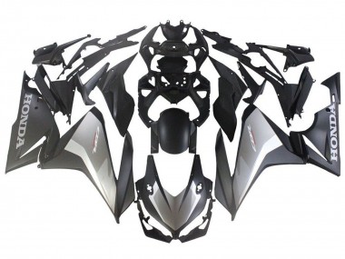 Affordable 2022-2023 Honda CBR500R Abs Motorcycle Fairings - Silver Grey Matte Black