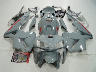 Affordable 2005-2006 Honda CBR600RR Motorcycle Fairings - Nardo Grey Red