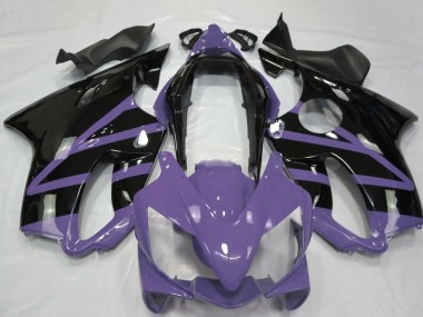 Affordable 2004-2007 Honda CBR600 F4i Motorcycle Fairings - Light Purple Glossy Black