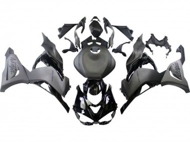 Affordable 2023-2025 Kawasaki ZX6R Motorcycle Fairings - Matte Black Matte Grey Glossy Black