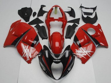 Affordable 1996-2007 Suzuki GSXR 1300 Hayabusa Motorcycle Fairings - Red Black Grey