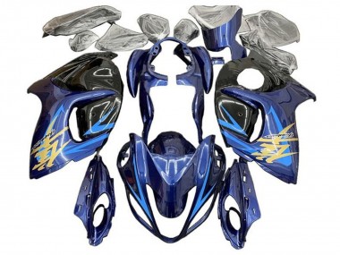 Affordable 2008-2020 Blue Black Light Blue Gold Suzuki GSXR 1300 Hayabusa Motorcycle Fairings