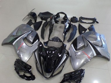 Affordable 2008-2020 Glossy Black Silver Chrome Suzuki GSXR 1300 Hayabusa Motorcycle Fairings