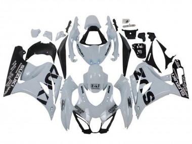 Affordable 2017-2024 Suzuki GSXR1000 Motorcycle Fairings - White Black