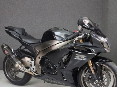 Affordable 2009-2016 Suzuki GSXR 1000 Motorcycle Fairings - Black Matte Black Matte Silver