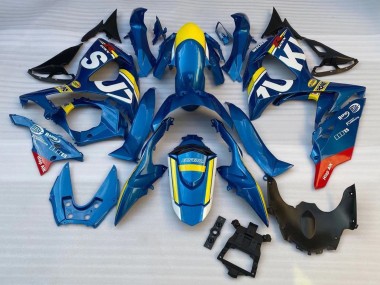 Affordable 2009-2016 Suzuki GSXR 1000 Motorcycle Fairings - Blue Yellow White Red