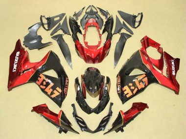 Affordable 2009-2016 Suzuki GSXR 1000 Motorcycle Fairing Kits - Red Black
