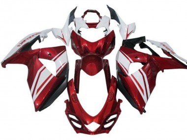 Affordable 2009-2016 Suzuki GSXR 1000 Motorcycle Fairings - White Red