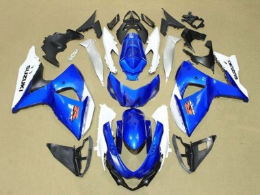 Affordable 2009-2016 Suzuki GSXR 1000 Motorcycle Fairings - White Blue Red