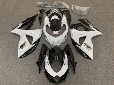 Affordable 2009-2016 Suzuki GSXR 1000 Motorcycle Fairing - White Black