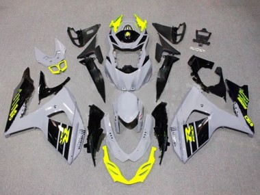 Affordable 2009-2016 Suzuki GSXR 1000 Motorcycle Fairings - Grey Neon Yellow Black