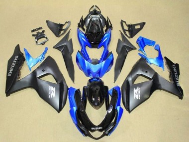 Affordable 2009-2016 Suzuki GSXR 1000 Motorcycle Fairings - Matte Black Blue Glossy Black Grey