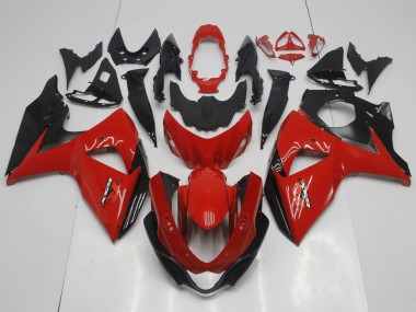 Affordable 2009-2016 Suzuki GSXR 1000 Motorcycle Fairing - Red Black