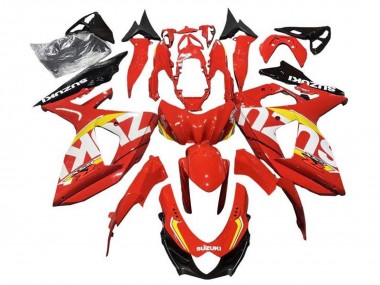 Affordable 2009-2016 Suzuki GSXR 1000 Motorcycle Fairings - Red Yellow White Black