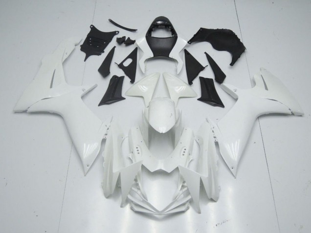 2009-2016 Suzuki GSXR 1000 Motorcycle Fairings - White