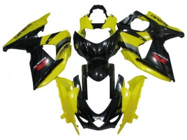 Affordable 2009-2016 Suzuki GSXR 1000 Motorcycle Fairings - Yellow Black Red Grey