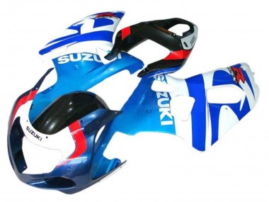Affordable 2001-2003 Suzuki GSXR 600 / GSXR 750 Motorcycle Fairings - White Blue Red Black