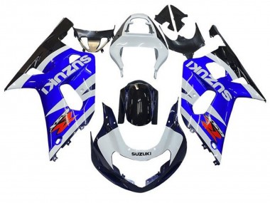 Affordable 2001-2003 Suzuki GSXR 600 / GSXR 750 Motorcycle Fairings - White Blue Glossy Black Red