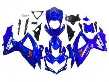 Affordable 2008-2010 Suzuki GSXR 600 / GSXR 750 Motorcycle Fairing - Blue White Red