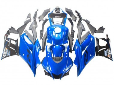 Affordable 2019-2021 Yamaha YZF R3/R25 Motorcycle Fairings - Blue Black