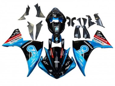 Affordable 2009-2011 Yamaha YZF 1000 R1 Motorcycle Fairings - Black Light Blue Red Petronas