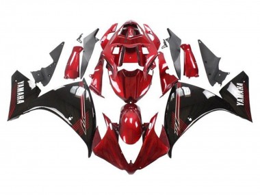 Affordable 2009-2011 Yamaha YZF 1000 R1 Motorcycle Fairings - Red Glossy Black
