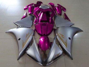 Affordable 2009-2011 Yamaha YZF 1000 R1 Motorcycle Fairings - Silver Purple
