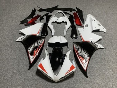 Affordable 2012-2014 Yamaha YZF 1000 R1 Motorcycle Fairing - White Red Black