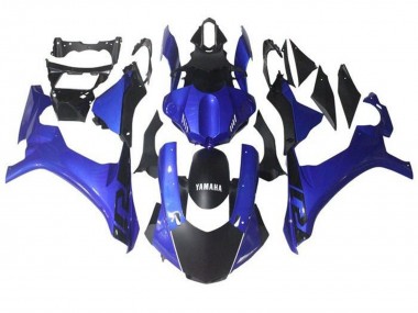 Affordable 2015-2019 Yamaha YZF 1000 R1 Motorcycle Fairing - Blue Matte Black